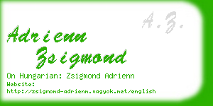 adrienn zsigmond business card